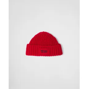 普拉达/Prada 羊绒无檐小便帽 UMD508-105M-F0011