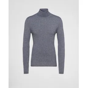 普拉达/Prada 羊绒高领针织衫 UMR506-1W3A-F0480-S-221