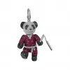 麒麟/qeelin Kung Fu Bo Bo 18K白金、钻石、黑钻石及红宝石吊坠 BBC-010-PD-KUNGFU