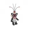 麒麟/qeelin Monkey King Bo Bo 18K白金、钻石、黑钻及红宝石吊坠 (全球限量发售) BBC-010-PD-MONKEYKING