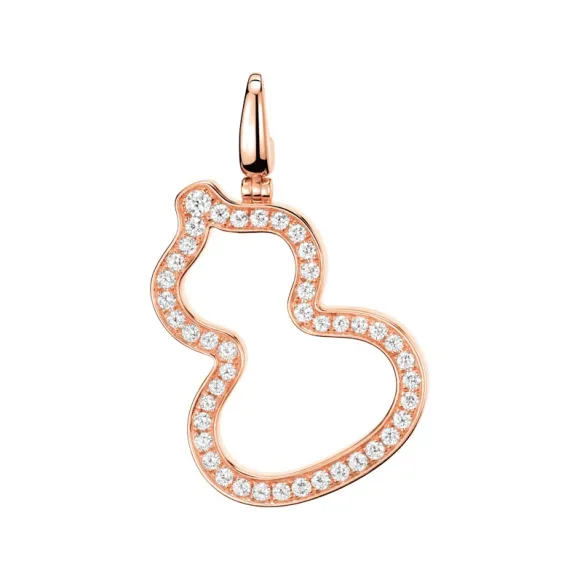 麒麟/qeelin Wulu 18K玫瑰金钻石吊坠 WU-025-OPD-RGD