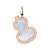 麒麟/qeelin Wulu 18K玫瑰金钻石及珍珠母贝吊坠 WU-025-SPD-RGDMOP