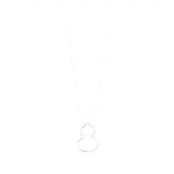 麒麟/qeelin Wulu 18K玫瑰金红玛瑙项链 WU-030-NL17-RGRA