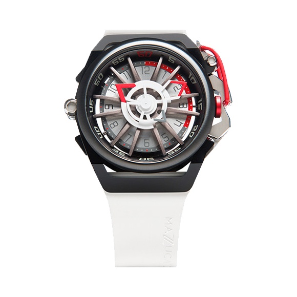 MAZZUCATO手表 RIM系列机械石英双面反转手表男 青木灰RIM 13-WHCG10