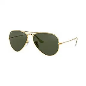 Ray-Ban 雷朋 飞行员·经典 RB3025 金 - 金属 - 绿色 镜片 - 0RB3025L020558
