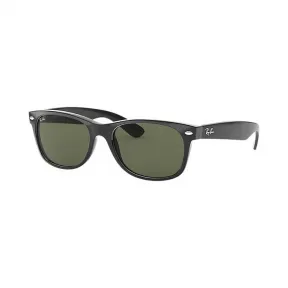 Ray-Ban 雷朋 新徒步旅行者·经典 RB2132F 黑色 - 尼龙 - 绿色 镜片 - 0RB2132F901L55