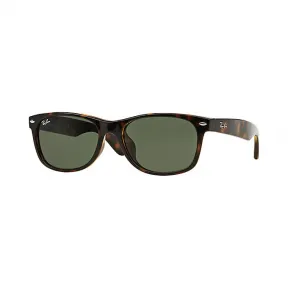 Ray-Ban 雷朋 新徒步旅行者·经典 RB2132F 玳瑁色 - 尼龙 - 绿色 镜片 - 0RB2132F90252