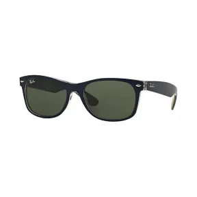 Ray-Ban 雷朋 经典徒步旅行者·双色 RB2132F 蓝色 - 尼龙 - 绿色 镜片 - 0RB2132F618855