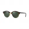 Ray-Ban 雷朋 Clubround Classic RB4246 玳瑁色 - 醋酸纤维 - 绿色 镜片 - 0RB424699051
