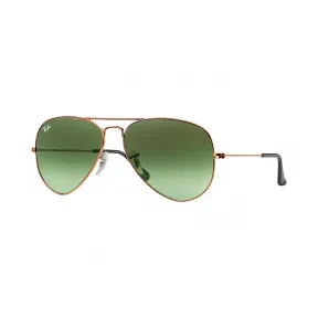 Ray-Ban 雷朋 飞行员·渐变 RB3025 古铜色 - 金属 - 绿色 镜片 - 0RB30259002A658
