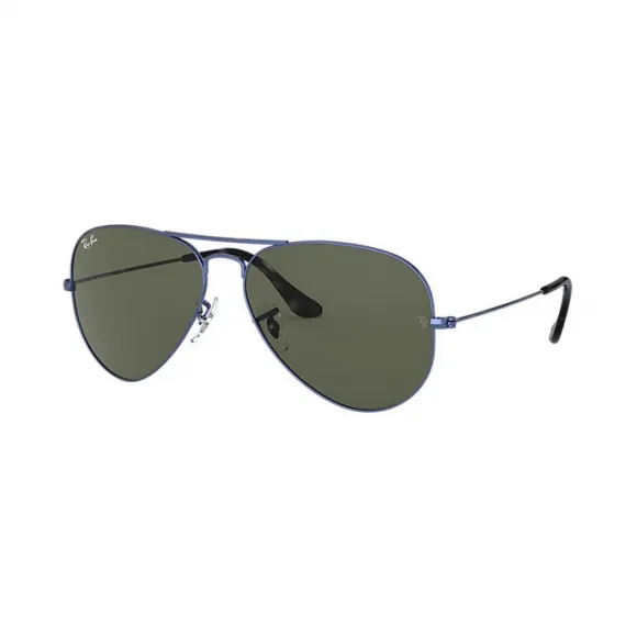 Ray-Ban 雷朋 飞行员·经典 RB3025 Blue Metal - 金属 - 绿色 镜片 - 0RB302591873162
