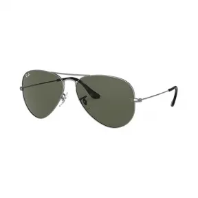 Ray-Ban 雷朋 飞行员·经典 RB3025 Grey Metal - 金属 - 绿色 镜片 - 0RB302591903162