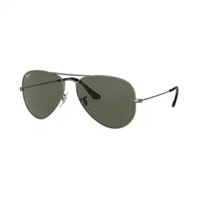 Ray-Ban 雷朋 飞行员·经典 RB3025 Green Metal - 金属 - 绿色 镜片 - 0RB302591913162