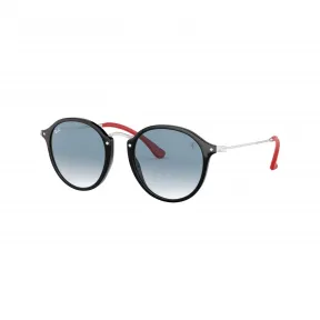 雷朋/Ray-Ban RB2447NM SCUDERIA FERRARI COLLECTION 搭 黑色 的 浅蓝色 太阳眼镜 RB2447NM-F6013F-49-21