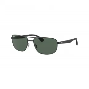雷朋/Ray-Ban RB3528 搭 黑色 的 绿色 太阳眼镜 RB3528-006-71-61-17