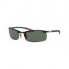 雷朋/Ray-Ban RB8305M SCUDERIA FERRARI COLLECTION 搭 黑色 的 绿色 太阳眼镜 RB8305M-F00571-65-14