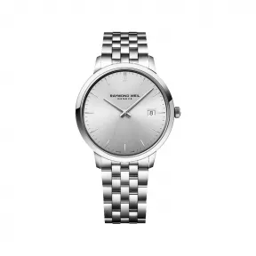 雷蒙威/Raymond Weil 经典银色表盘及刻度石英腕表 - 托卡塔系列 42MM 5585-ST-65001