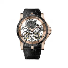 罗杰杜彼/RogerDubuis Excalibur 系列  玫瑰金 手动机械机芯 男表 RDDBEX0397