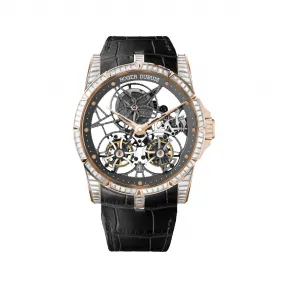 罗杰杜彼/RogerDubuis 镂空双飞行陀飞轮高级珠宝腕表 | RDDBEX0406 RDDBEX0406