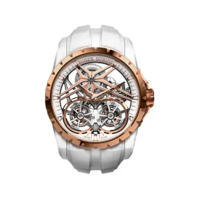 罗杰杜彼/RogerDubuis 王者系列 45MM 白色陶瓷表壳 自动机械机芯 男表 RDDBEX0952
