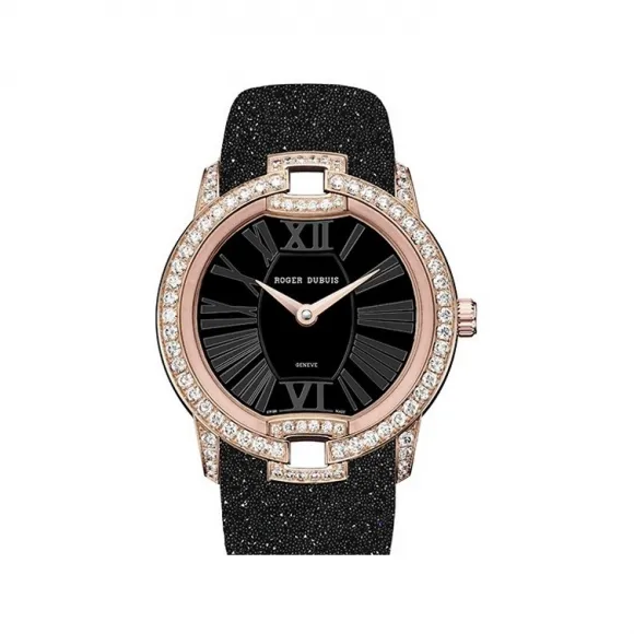 罗杰杜彼/RogerDubuis Velvet 系列 36 MM 玫瑰金 自动机械机芯 女表 RDDBVE0081