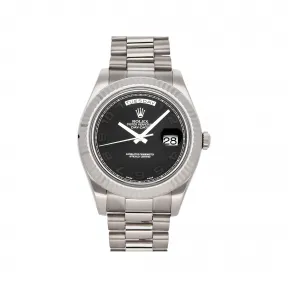 劳力士/Rolex Day-Date 系列 41MM 白金 自动机械机芯 男表 218239-0001