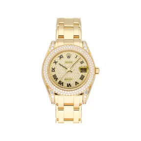 劳力士/Rolex Datejust 系列 34MM 黄金 自动机械机芯 女表 81358-0008