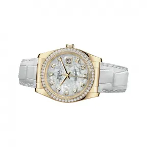 劳力士/Rolex Datejust 36 系列 36.00 MM 黄金 自动机械机芯 男表 M116188-0091