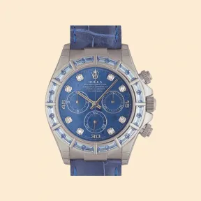 劳力士/Rolex Daytona 系列 40.00 MM 白金 自动机械机芯 男表 M116589saci-0003