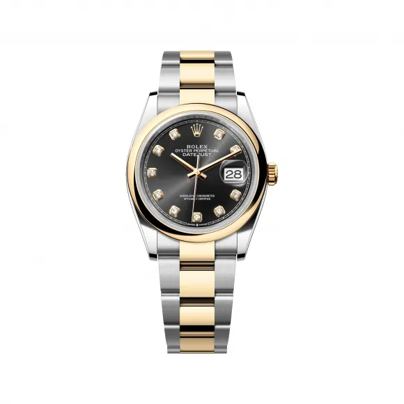 劳力士/Rolex 日志型 36 MM 黄金及蚝式钢 藉恒动摆陀双向自动上链 中性表 M126203-0022