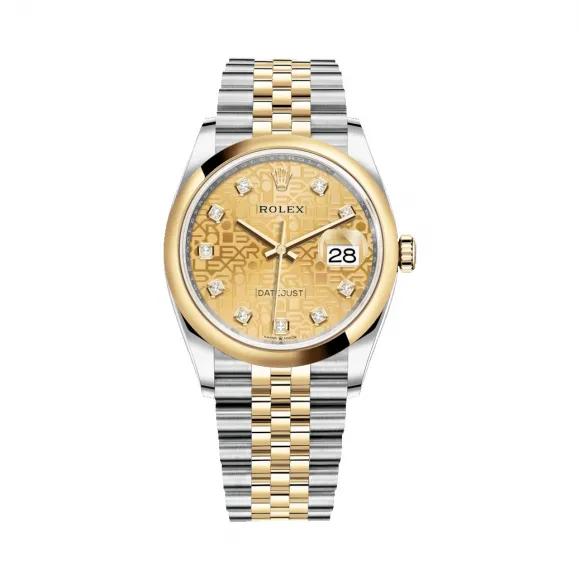 劳力士/Rolex 日志型 36腕表 黄金钢（蚝式钢与18ct黄金的组合） - M126203-0033