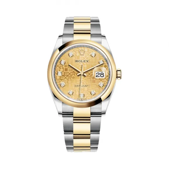 劳力士/Rolex 日志型 36腕表 黄金钢（蚝式钢与18ct黄金的组合） - M126203-0034