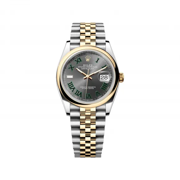 劳力士/Rolex 日志型 36 MM 黄金及蚝式钢 藉恒动摆陀双向自动上链 中性表 M126203-0035