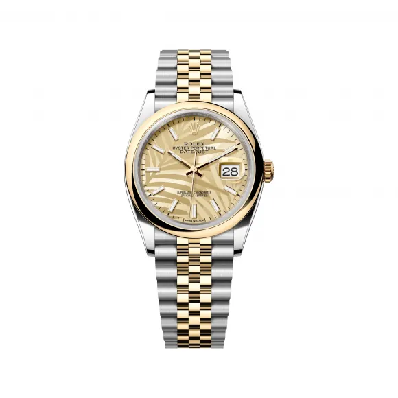 劳力士/Rolex 日志型 36 黄金钢（蚝式钢与18ct黄金的组合） 自动机械机芯 36毫米 中性表 M126203-0037