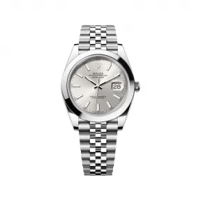 劳力士/Rolex 日志型 41 MM 蚝式钢 藉恒动摆陀双向自动上链 男表 M126300-0004