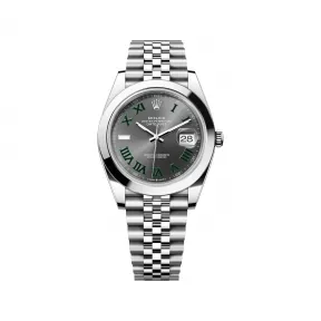 劳力士/Rolex 日志型 41 MM 蚝式钢 藉恒动摆陀双向自动上链 男表 M126300-0014