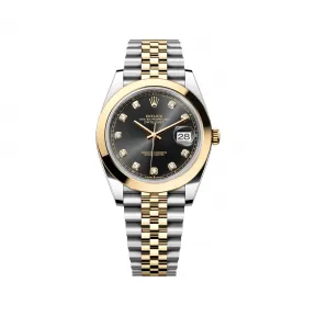 劳力士/Rolex 日志型 41 MM 黄金及蚝式钢 藉恒动摆陀双向自动上链 男表 M126303-0006