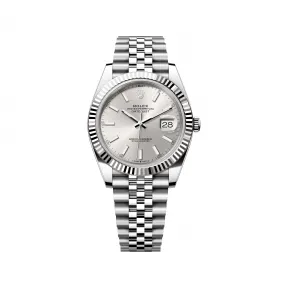 劳力士/Rolex 日志型 41 MM 白色黄金及蚝式钢 藉恒动摆陀双向自动上链 男表 M126334-0004