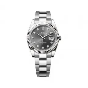 劳力士/Rolex 日志型 41 MM 白色黄金及蚝式钢 藉恒动摆陀双向自动上链 男表 M126334-0005