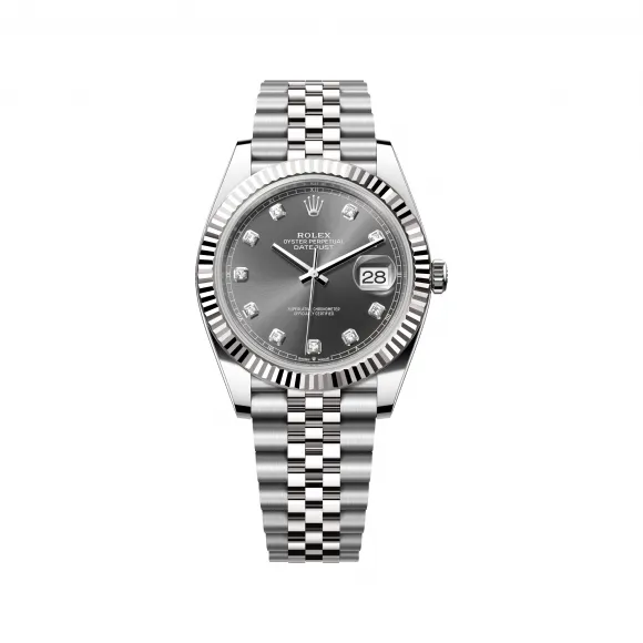 劳力士/Rolex 日志型 41 MM 白色黄金及蚝式钢 藉恒动摆陀双向自动上链 男表 M126334-0006