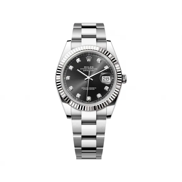 劳力士/Rolex 日志型 41 MM 白色黄金及蚝式钢 藉恒动摆陀双向自动上链 男表 M126334-0011