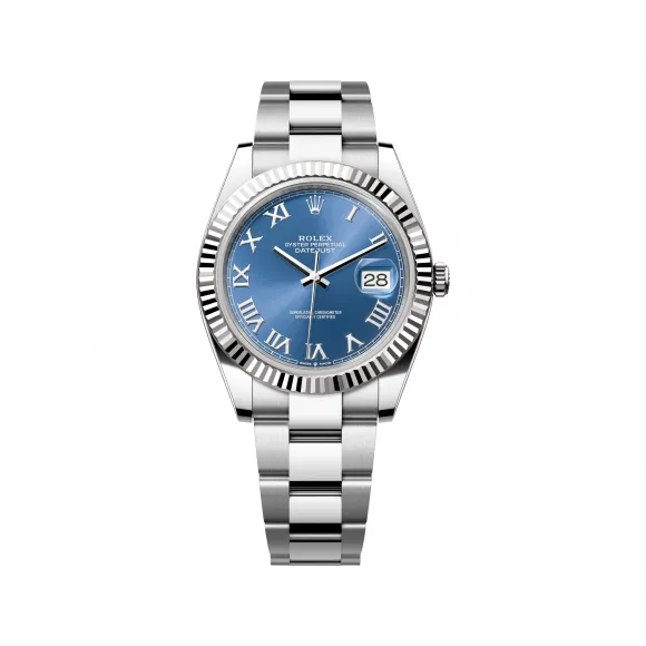 劳力士/Rolex 日志型 41 MM 白色黄金及蚝式钢 藉恒动摆陀双向自动上链 男表 M126334-0025