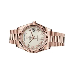 劳力士/Rolex Day-Date II 系列 41.00 MM 玫瑰金 自动机械机芯 男表 M218235-0033