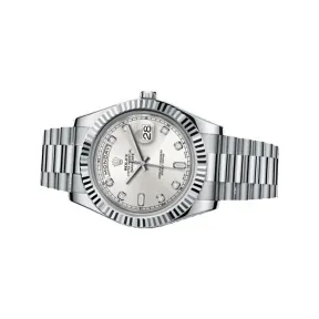 劳力士/Rolex Day-Date II 系列 41.00 MM 白金 自动机械机芯 男表 M218239-0006