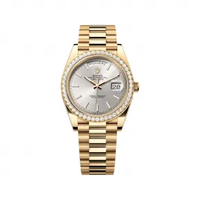 劳力士/Rolex 星期日历型 40 MM 18K黄金 藉恒动摆陀双向自动上链 男表 M228348rbr-0042