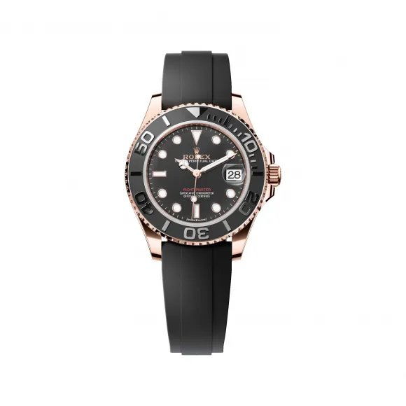 劳力士/Rolex 游艇名仕型 37 MM 18K永恒玫瑰金 藉恒动摆陀双向自动上链 男表 M268655-0017