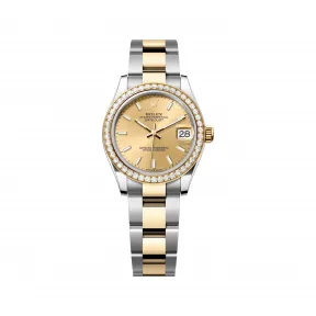 劳力士/Rolex 日志型 31 MM 黄金及蚝式钢 藉恒动摆陀双向自动上链 女表 M278383rbr-0013