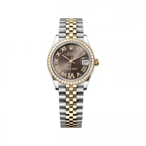 劳力士/Rolex 日志型 31 MM 黄金及蚝式钢 藉恒动摆陀双向自动上链 女表 M278383rbr-0018