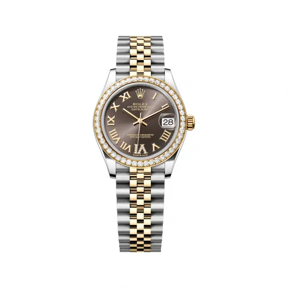 劳力士/Rolex 日志型 31 MM 黄金及蚝式钢 藉恒动摆陀双向自动上链 女表 M278383rbr-0018