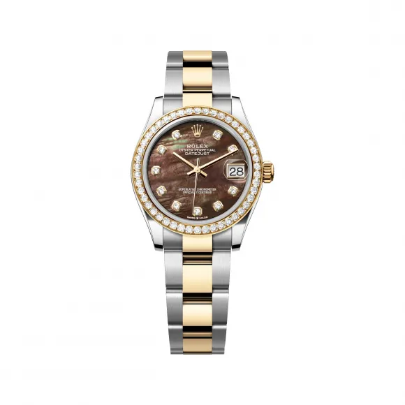 劳力士/Rolex 日志型 31 MM 黄金及蚝式钢 藉恒动摆陀双向自动上链 女表 M278383rbr-0023